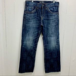 Silver Jeans Men's Gordie Straight Jeans 32x30 - Dark Blue